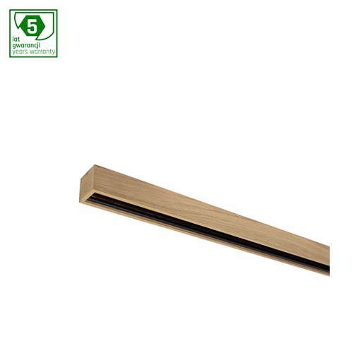 2m System Shift Wood Slim rail - Zwart, 2000mm