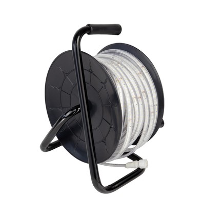 50m rol 8W/m LED strip - IP65, 120 LED/m, 600lm/m, 8mm breed, neutraal wit