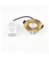 7W RA96 CCT + DimToWarm inbouwspot voor isolatie - dimbaar, Gat: Ø6,8 cm, Afm: Ø9,3 cm, goud