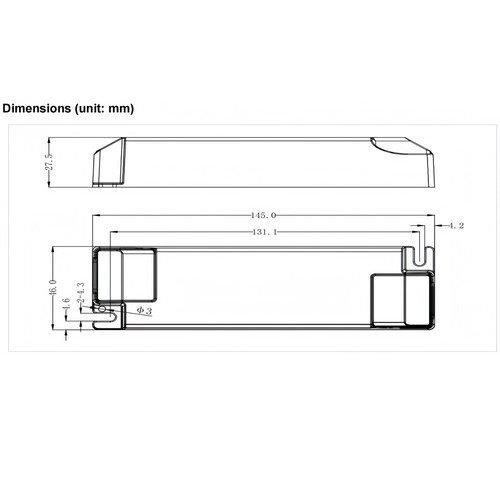 Lifud 30W / 550-700mA dimbare LED driver - 25-40V, Triac fasedimming, flikkervrij
