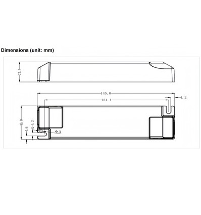 Lifud 30W / 550-700mA dimbare LED driver - 25-40V, Triac fasedimming, flikkervrij