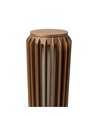 FYRON Bollard tuinlamp, Coffee - E27, 61 cm, IP54 buiten, bolder