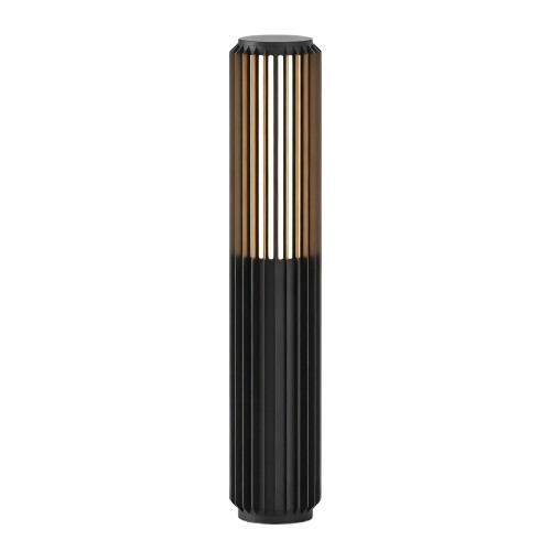FYRON Bollard tuinlamp, Zwart - E27, 61 cm, IP54 buiten, bolder