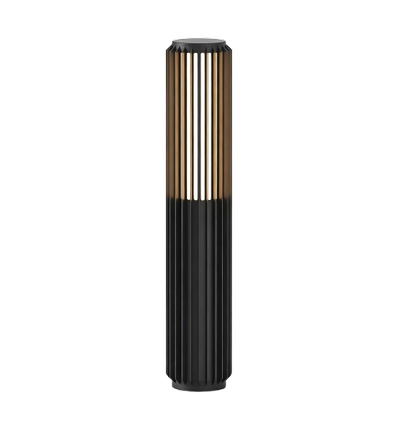 FYRON Bollard tuinlamp, Zwart - E27, 61 cm, IP54 buiten, bolder