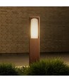 FYRON Bollard tuinlamp, Coffee - E27, 61 cm, IP54 buiten, bolderkar