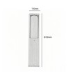 FYRON Bollard tuinlamp, zwart - E27, 61 cm, IP54 buiten, bolderkar