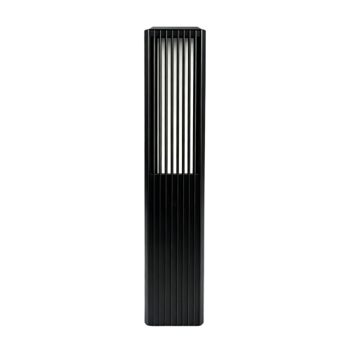 FYRON Bollard tuinlamp, zwart - E27, 61 cm, IP54 buiten, bolderkar