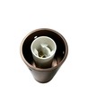 Antiek messingkleurige tuinlamp - E14, 60 cm, IP54 buiten, excl. lichtbron