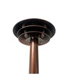Antiek messingkleurige tuinlamp - E14, 60 cm, IP54 buiten, excl. lichtbron