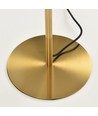 DENIA 10xG9 vloerlamp messing/amber - 160cm, amberkleurig glas, zonder lichtbron
