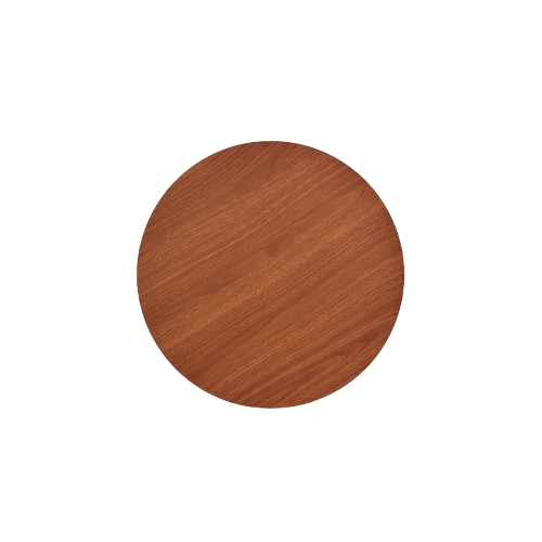 Ø30cm wandlamp - Donker hout, 6W, 2700K, IP20