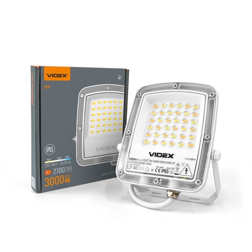 30W LED-breedstraler CCT - IP65, 3-in-1 lichtkleur, buiten, werklamp