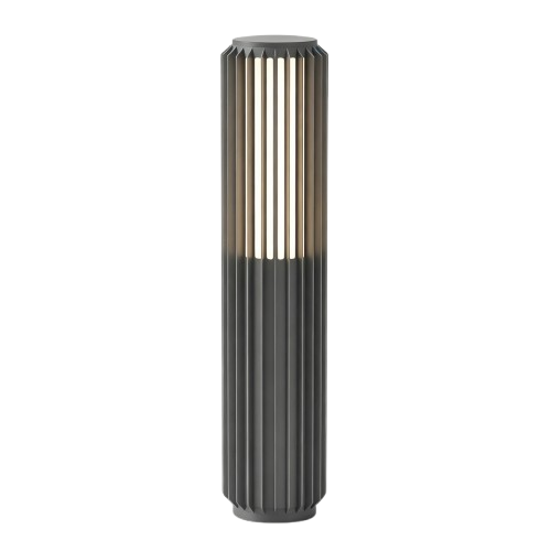 FYRON Bollard tuinlamp, Grijs - E27, 61 cm, IP54 buiten, bolder