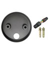FYRON Bollard tuinlamp, Grijs - E27, 61 cm, IP54 buiten, bolder