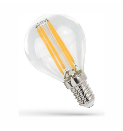 E14 5,5W LED-lamp - G45, kooldraad