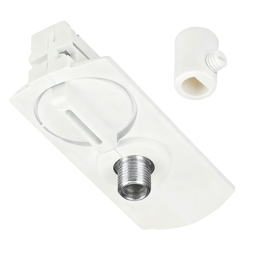 Lamphouder voor 1-fase rails - Wit, 1F2W