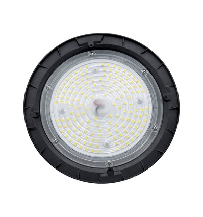 220x135mm Plateo 4 High Bay 100W - neutraal wit 230V 90° IP65 IK09 zwart, met vermogensregeling 0-10V