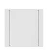 60x60 LED paneel, 40W - CCT, inbouwpaneel, witte rand
