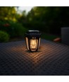 Solara Rustica 1W tuinlamp op zonne-energie - 2700K, 50cm, IP44, zwart