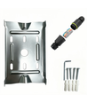 FYRON Duo up/down wandlamp, Zwart - E27, IP54, buiten