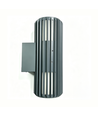 FYRON Duo op/neer wandlamp, Grijs - E27, IP54, buiten
