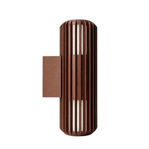 FYRON Duo op/neer wandlamp, Coffee - E27, IP54, buiten