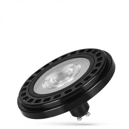 GU10 20W LED spot AR111 - RA90, 30° stralingshoek, zwarte behuizing, 5 jaar garantie