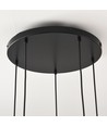 Altea 5xE27 grote clusterhanglamp voor hal, zwart - Ø40, zonder lichtbron