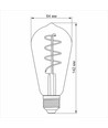E27 5W ST64 filament LED-lamp - Extra extra warm wit, dimbaar