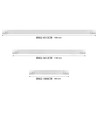 45W LED-armatuur - CCT, compleet, lineaire verlichting