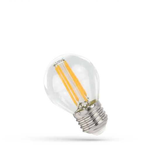 E27 5,5W LED kogellamp filament - G45, 300° stralingshoek