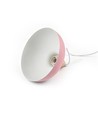 BIRK Roze Ø19cm pendellamp - E27 fitting, 2m snoer, metaal / hout