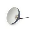 BIRK Grijs Ø24cm pendellamp - E27 fitting, 2m snoer, metaal / hout