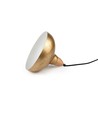 BIRK Messing Ø24cm pendellamp - E27 fitting, 2m snoer, metaal / hout