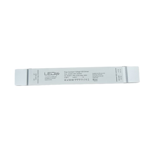 150W / 24V DC dimbare voeding - 6.25A, IP20 binnenshuis