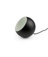 Zwarte Ø20cm hanglamp - E27 fitting, 2m snoer, metaal