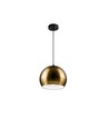 Messing Ø20cm hanglamp - E27 fitting, 2m snoer, metaal
