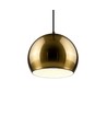Messing Ø20cm hanglamp - E27 fitting, 2m snoer, metaal