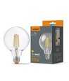 E27 7W LED filament lamp - G95, neutraal wit