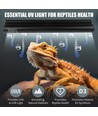 60-80cm terrariumlamp UVA/UVB - 12,6W, voor reptielen e.d.