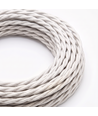 5m textielsnoer 2x0,75 mm² - 230V, zwart