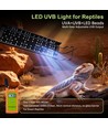 80-100cm terrariumlamp UVA/UVB - 18,4W, voor reptielen e.d.