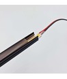 120cm LED Akoestisch Paneel Set, zwart - 2 stuks CCT LED strips met 60W voeding - WiFi of RF