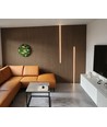 240cm LED Akoestisch Paneel Set, zwart - 2 stuks CCT LED strips (240cm) met 78W voeding - WiFi of RF