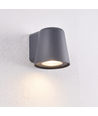 Avero GU10 wandlamp - Grijs, IP65, binnen/buiten, zonder lichtbron