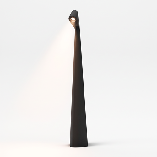 Oplaadbare LED tafellamp - Zwart, binnen/buiten, 3-staps dimbaar, IP44, 40 cm