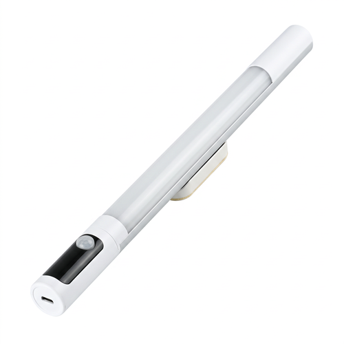Oplaadbare kastverlichting - 38cm, wit, PIR-sensor, CCT, LCD-display