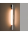 Oplaadbare kastverlichting - 38cm, wit, PIR-sensor, CCT, LCD-display