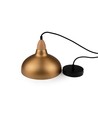 BIRK Geborsteld Messing Ø19cm pendellamp - E27 fitting, 2m snoer, Aluminium