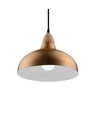 BIRK Geborsteld Messing Ø24cm pendellamp - E27 fitting, 2m snoer, Aluminium